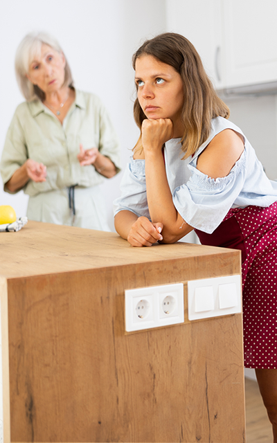 You change and I'll change parent arguing with sulky teenager